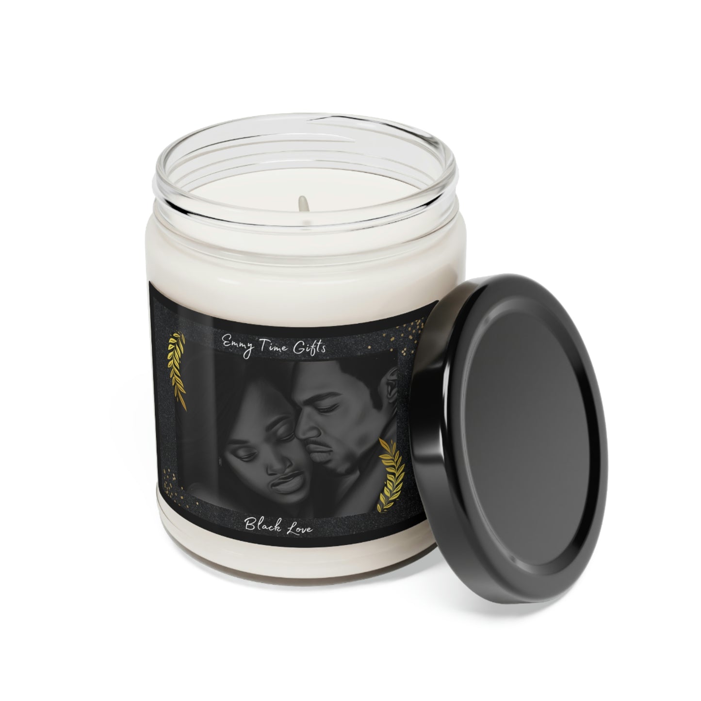 Black Love Scented Soy Candle, 9oz